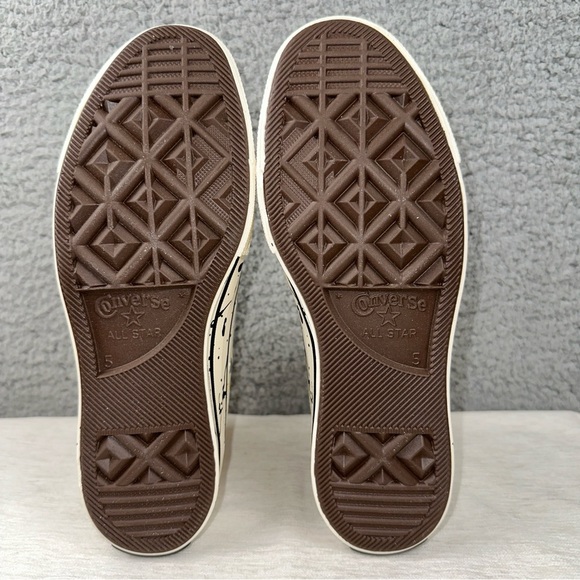 Converse Shoes Womens 7 Mens 5 Off-White Paint Splatter Chuck 70 Hi Sneakers NEW - Picture 4 of 9